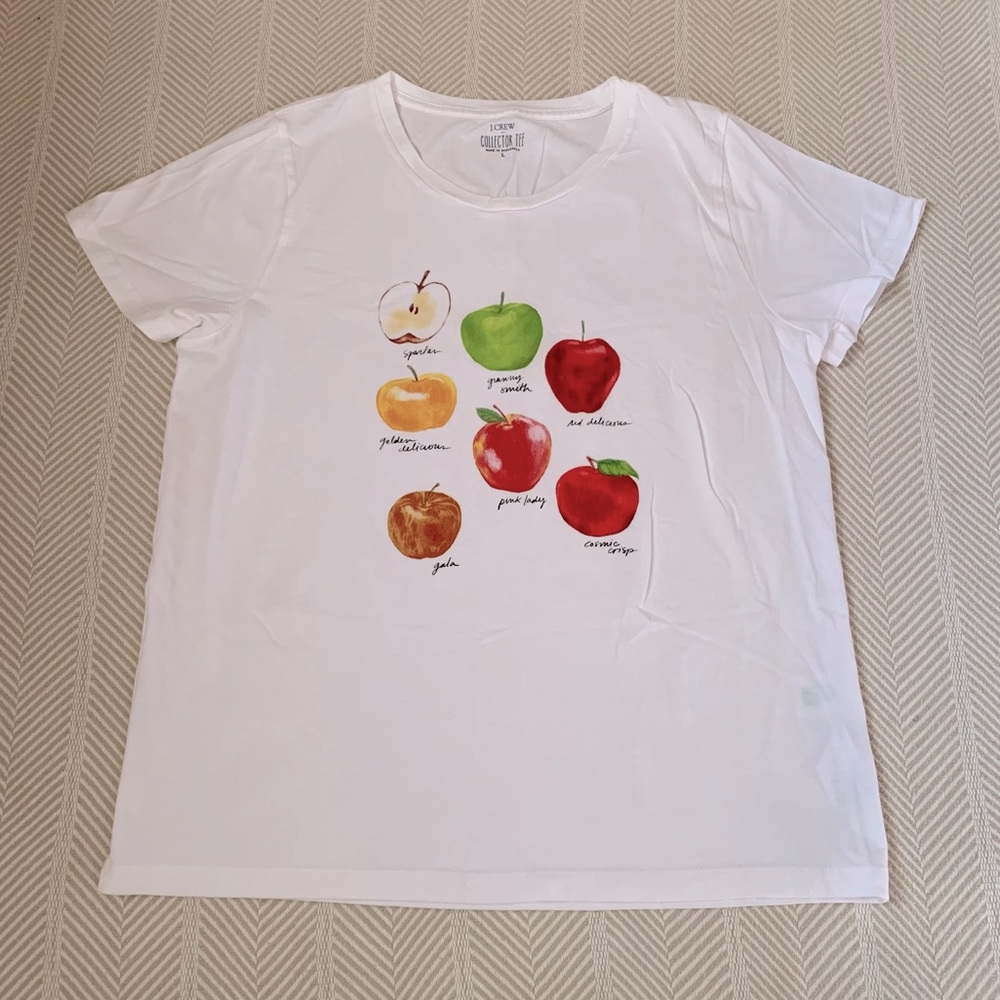 J. Crew Factory apple t-shirt-L